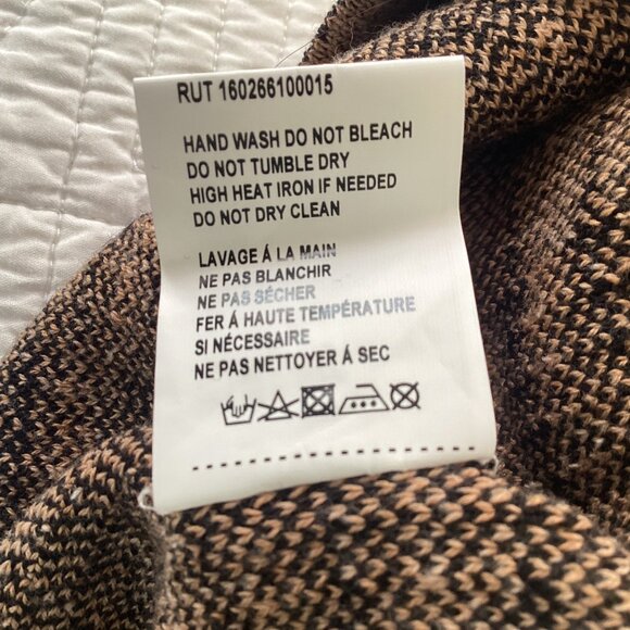 NWT Free People X Mandinga Knit Flared Pants Size L Geometric High-Waisted Boho - Picture 13 of 14